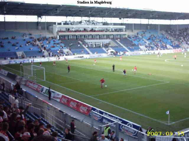 Stadion in Magdeburg